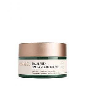 Biossance Crème Réparatrice Squalane + Oméga - Crème Hydratante Ultra-Riche pour une Peau Lisse et Repulpée Sans Sensation Gr