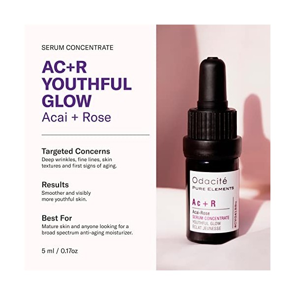 Odacite Ac+R - Concentré visage rose acai Youthful Glow 0,17 oz Odacite