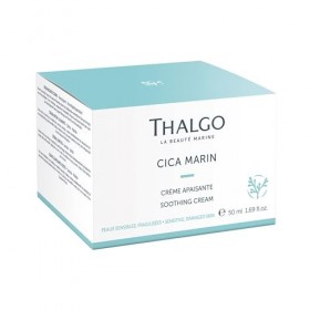 THALGO CICA Marin Crème apaisante répare et renforce les peaux sensibles, prébiotiques marins, végétalien, la première ligne 