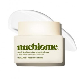 Nuebiome Hydratant éclatant pour la peau avec de la vitamine C et des extraits de champignons, lotion hydratante légère pour 