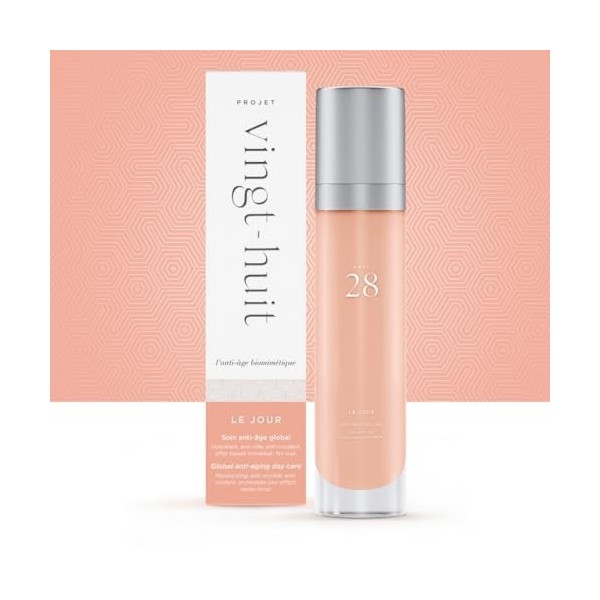 Le Jour • Soin Anti-Âge Hydratant • Actif Breveté Régénération Cellulaire RGNA28 • Flacon 50ml • Clean Beauty • 90,7% dingré