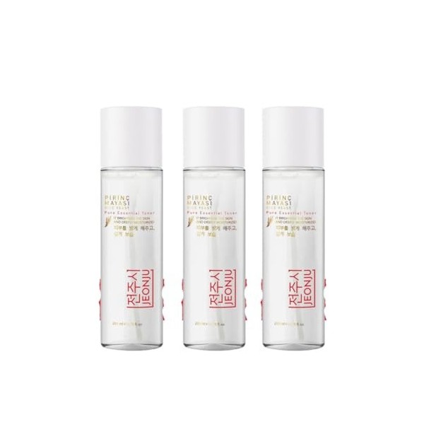 JEONJU Rice Yeast Brightening & Moisturizing Toner - Tonique visage sans alcool avec niacinamide, allantoïne et panthénol - 2