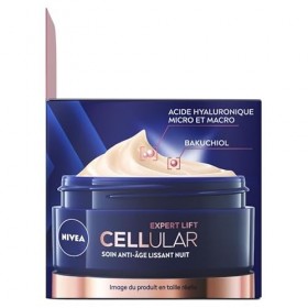 Sans Marque - Crème Nuit Raffermissante pour le Visage - 50Ml - Hydratation et Élasticité Optimal - Soins du Visage Professio