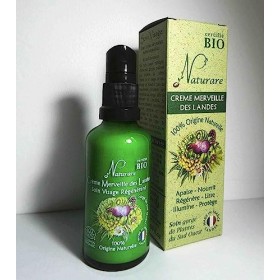 Crème hydratante anti-âge Merveille des Landes BIO - Régénération Intégrale Haute Nutrition - Quintessence Végétale du Terroi
