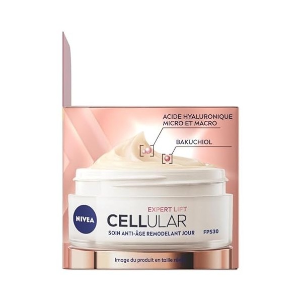 NIVIEA - Visage Cellular Jour Élasticity 50Ml - Lot De 2 - Vendu Par Lot