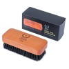 ZEUS Brosse à barbe 100% poils de sanglier pour homme - Poils doux, Brosse à paume pour barbes plus douces, plus saines et pl...