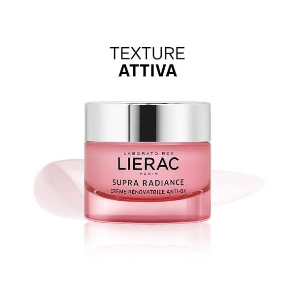 Lierac - Supra Radiance - La Crème Rénovatrice Anti-Ox 50ml - Soin Visage Jour - Lisse - Nourrit - Anti-Oxydant - Anti-âge - 