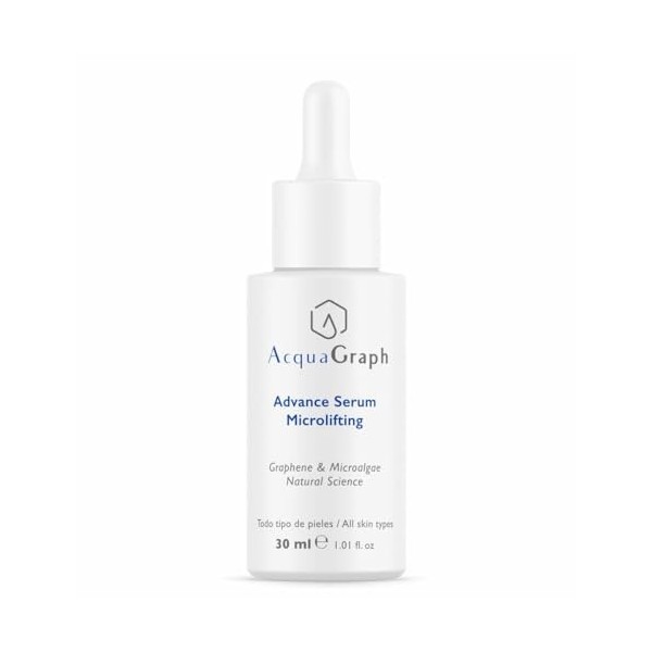 ACQUAGRAPH® Sérum Visage Microlifting, Hydratation Intensive, Réduction des Rides, Sérum Anti-Âge sans parabènes, Apaisant, H