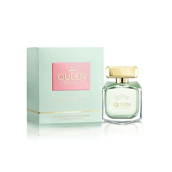 Antonio Banderas Perfumes - Queen Of Seduction - Eau de Toilette for Women - Romantic, Charming and Fresh Fragance - Floral w