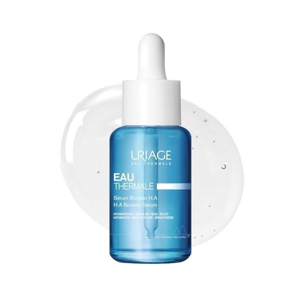 URIAGE – Sérum Visage Hydratant Intense, Apaisant pour Peaux Sensibles, Texture Légère 30 mL Lunité