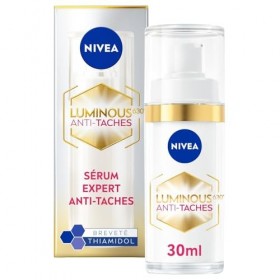 NIVEA – Soin Visage Lumineux Anti-Taches, Hydratation Jour Éclatante et Uniforme 30 mL - Vendu par unité
