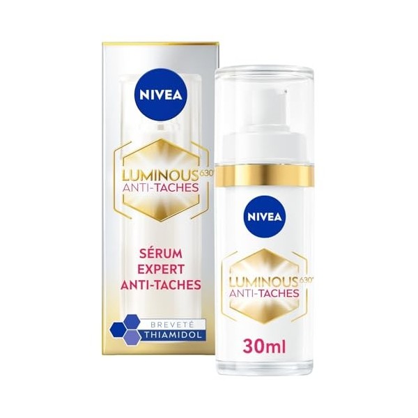 NIVEA – Soin Visage Lumineux Anti-Taches, Hydratation Jour Éclatante et Uniforme 30 mL - Vendu par unité