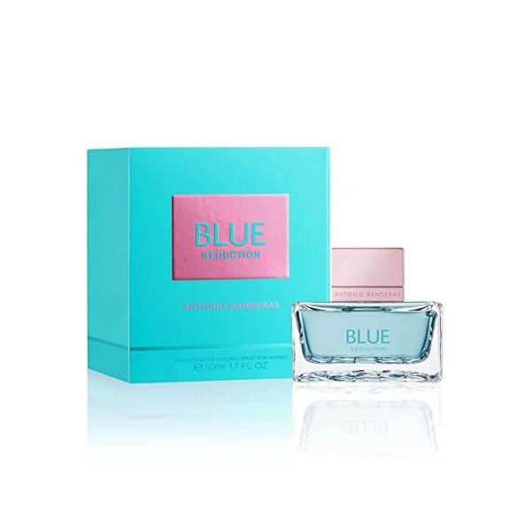 Antonio Banderas Perfumes - Blue Seduction Woman - Eau de Toilette for Women - Long Lasting - Fresh, Casual and Femenine Frag