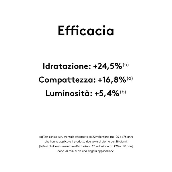 Korff Biorevitalizing HA sérum Viso, traitement réparateur et rééducatif, Peau Hydratée, Lumineuse et Compact, Formule avec A