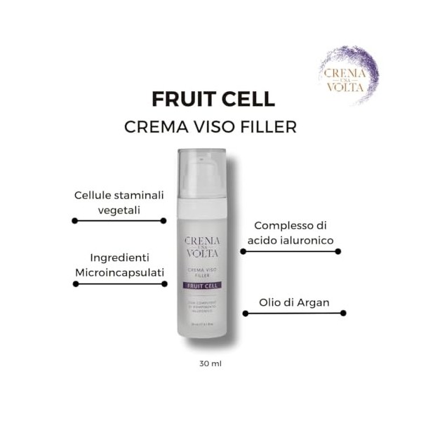 Crème visage filler à lacide hyaluronique - 30 ml -