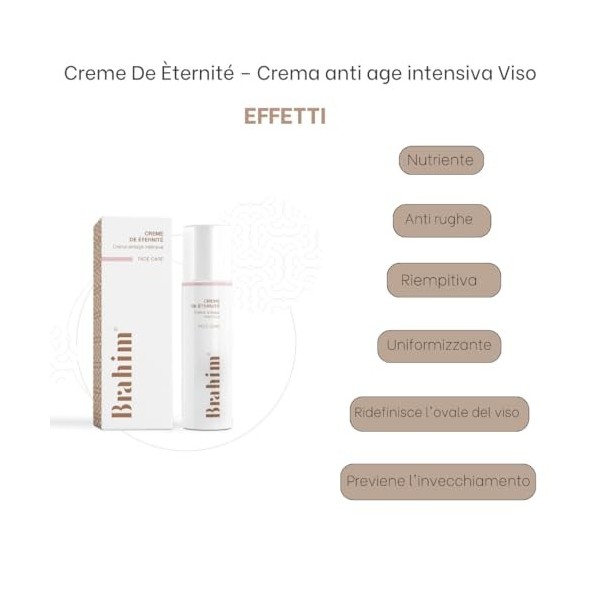 Brahim® Creme De Èternité - Crème Anti-Âge Intensive Visage 50ml