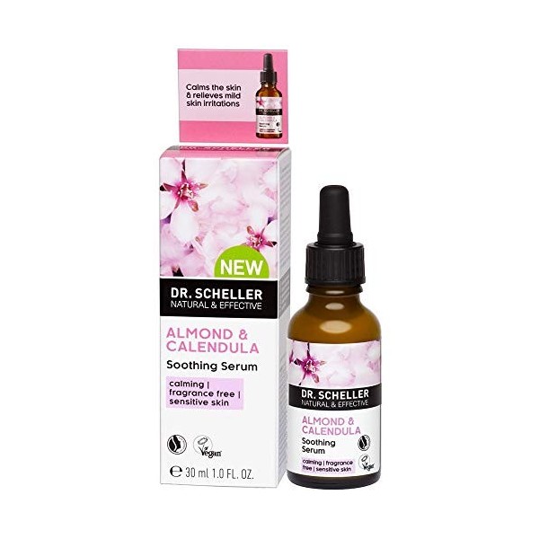 Dr. Scheller Amande & Calendula - Sérum apaisant pour peaux sensibles - Végétalien - 30 ml