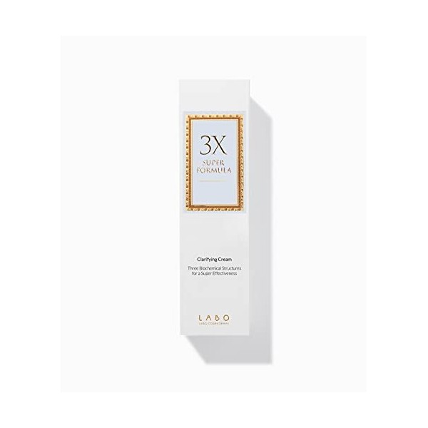 Labo 3 x Super Formule Clarifying Crème de Continuation Renouvellement et douceur du visage 30 ml