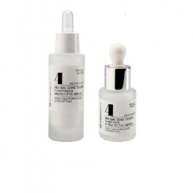 FERME BLEUE | 4 No-Bac Zone Touch Purifying & Protective Serum 30 ml Sérum visage purifiant et protecteur, formulé pour les p