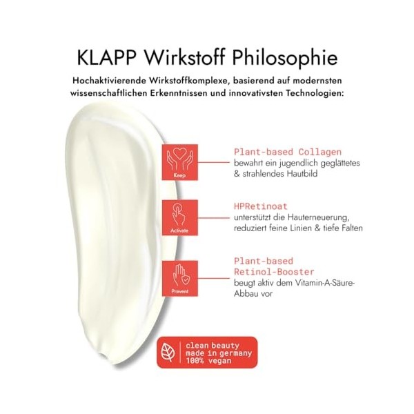 KLAPP Cosmetics - RESIST AGING RETINOL Triple Action PRO AGE Day + Night Cream 50ml 