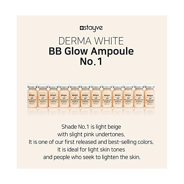 Stayve Dermawhite BB Ampoule Sérum Glow Meso No.1 Léger CORÉE 5 pcs 