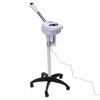 Vaporisateur facial sur roues Digital Vaporisateur Sauna facial Évaporation Buse rotative à 360 ° pour les ménages, les salon