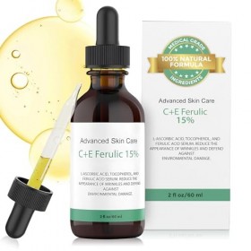 Advanced Skin Care Sérum vitamine CE à 15 % comparé au sérum CE pour la peau avec acide férulique 2 oz