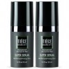 Tiege Hanley Lot de 2 sérum raffermissant pour le visage matin et nuit pour homme Super sérum | Hyaluronate de sodium et pa
