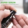 Tiege Hanley Lot de 2 sérum raffermissant pour le visage matin et nuit pour homme Super sérum | Hyaluronate de sodium et pa