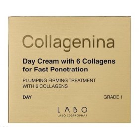 Collagenina Crème de jour pour le visage Grade 1 avec 6 collagène pour une pénétration rapide 50 ml