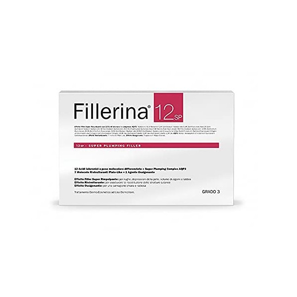Labo Fillerina 12 SP Super Plumping Filler Traitement Visage Gel Filler Super Rolpant + Voile Nourrissante Grade 3