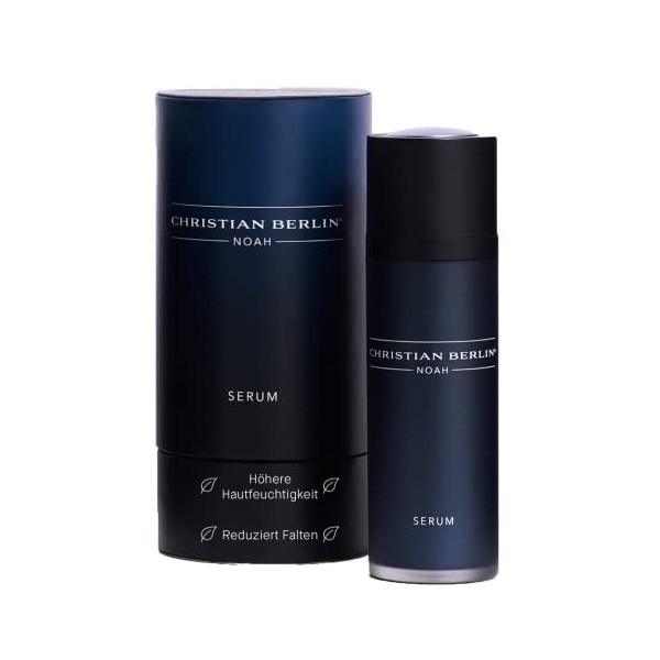 CHRISTIAN BERLIN NOAH Sérum de collagène pour homme | Super hydratant pour une peau plus saine | Réduit les ridules | Peptide