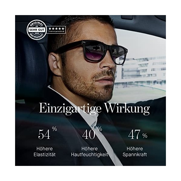 CHRISTIAN BERLIN NOAH Sérum de collagène pour homme | Super hydratant pour une peau plus saine | Réduit les ridules | Peptide