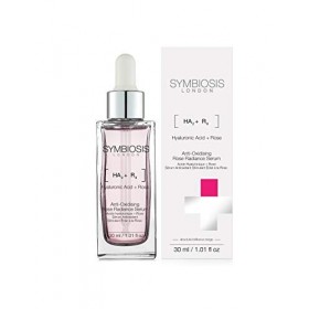 SYMBIOSIS LONDON Rose + Acide Hyaluronique Sérum Antioxidant Stimulant Éclat à la Rose 30 ml