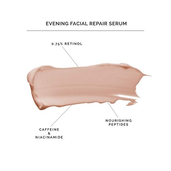 MDSolarSciences Sérum de Réparation pour Visage en Soirée avec Rétinol 1,7 fl. oz 1 Unité Crème Jour et Nuit