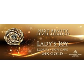 Ladys Joy Crème visage anti-rides à lor 24 carats avec huile Rose bio et or 24 carats Rose bulgare 50 ml