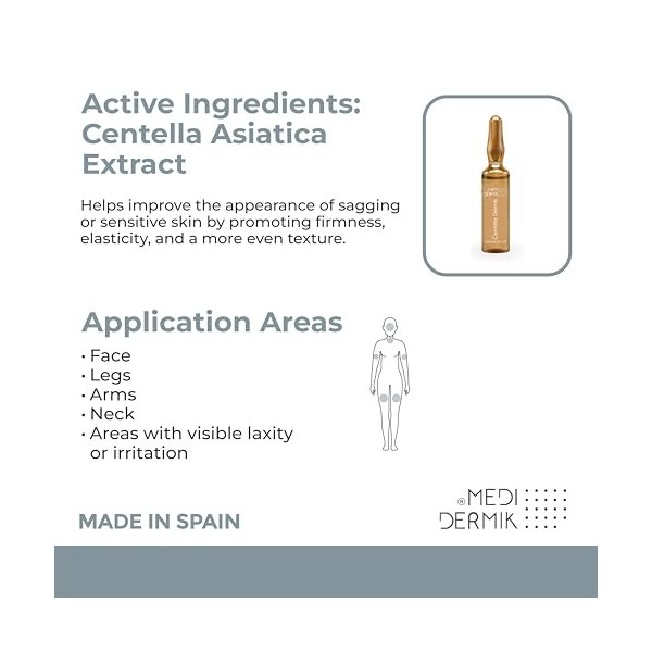EuroSkin ASIAN CENTELLA ACTIVE LINE 10 x 5 ml Aide à nourrir et améliorer lapparence de la peau