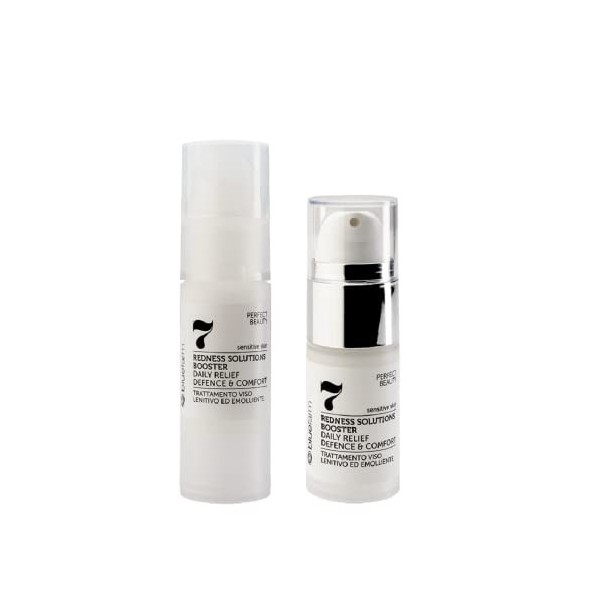 FERME BLEUE | 7 Booster Solution Rougeurs 30ml. Émollient apaisant. Pour les peaux à rougeurs persistantes. Réduit les rougeu