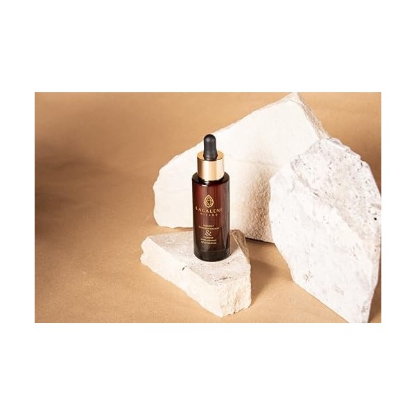 Lagalene Milano Holistic Beauty HYPER MOISTURIZING SERUM, Sérum Anti-âge 3 en 1, Repulpant, Eclaircissant, Régénérant et Illu
