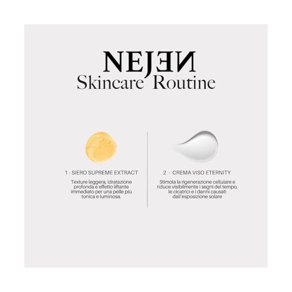 Nejen Lift & Glow Beauty box, Crème Visage Régénérant et Sérum Visage Ultraconcentré, Traitement Anti-âge