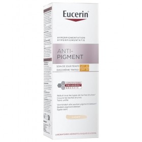 EUCERIN – Soin Jour Teinté SPF30 Unifiant et Anti-Taches, Texture Légère et Hydratante 50mL - Vendu par unité
