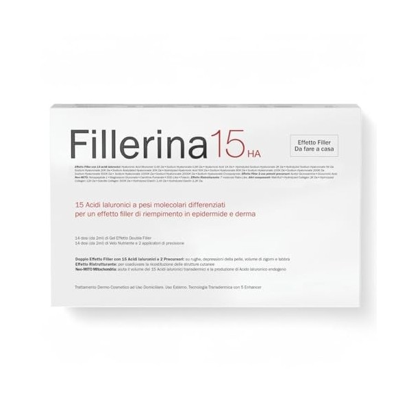 Fillerina 15HA Traitement du visage Intensif Anti-Rides Effet Liftant Combleur Grade 3