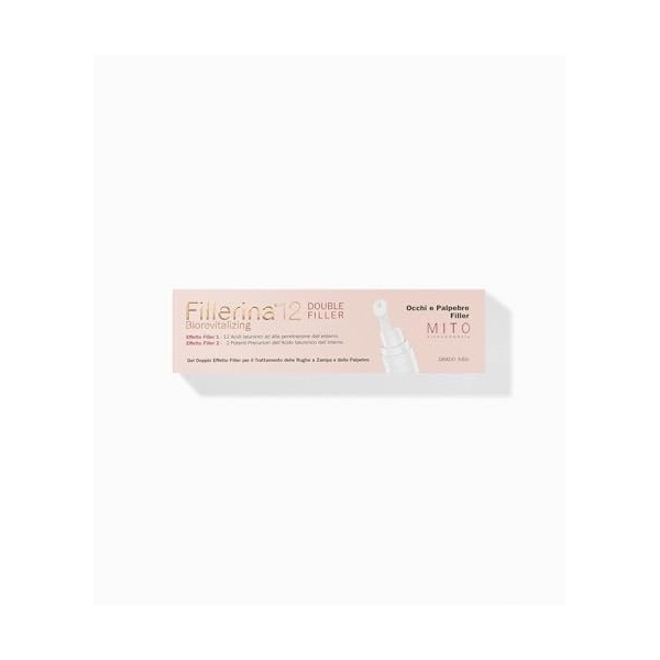 Fillerina 12 Biorevitalizing Double Filler Mito Crème Contour Lèvres 15 ml Grade 4 Crème Jour et Nuit