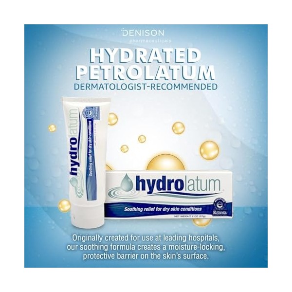 Denison Hydrolatum Dry Skin Cream, Soothing Relief - 2 Oz Tube by DENISON PHARMACEUTICALS
