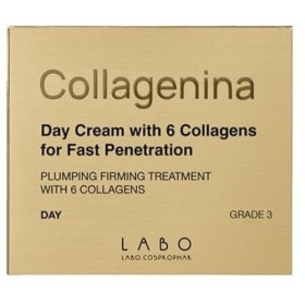 Collagenina Crème de jour pour le visage Grade 3 avec 6 collagène pour une pénétration rapide 50 ml