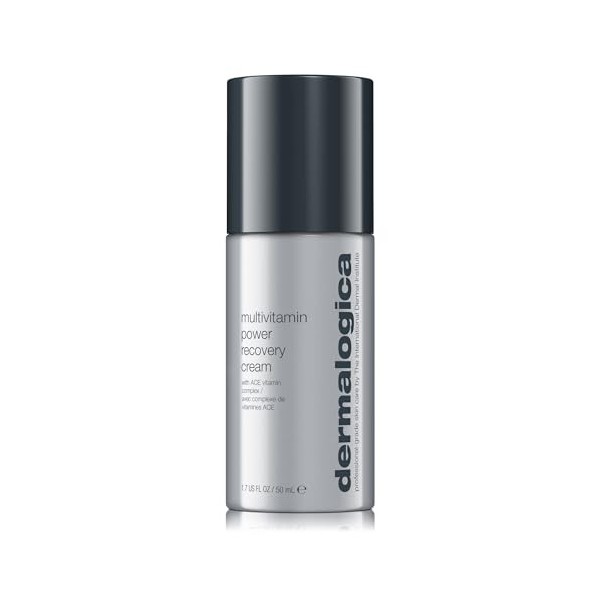 Dermalogica Multivitamin Power Recovery Cream 50ml - Crème réparatrice aux vitamines A, C, E. Régénère, apaise et revitalise 