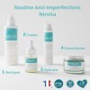 Routine Nirvita - Anti Acné - Anti Rougeurs - Anti imperfections - Crème Lavante 200 ml - Sérum Anti imperfections 30 ml - So