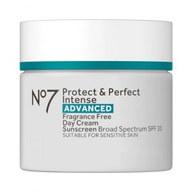 No7 Protect & Perfect Intense Advanced Day Cream SPF 30 - Anti-Aging Facial Moisturizer with Anti-Wrinkle Technology - Hydrat
