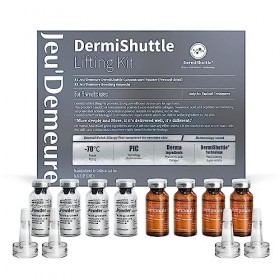 JEUDEMEURE Collagène, peptide, sérum à lacide hyaluronique, lifting du visage avec DermiShuttle, sérum coréen pour anti-âge