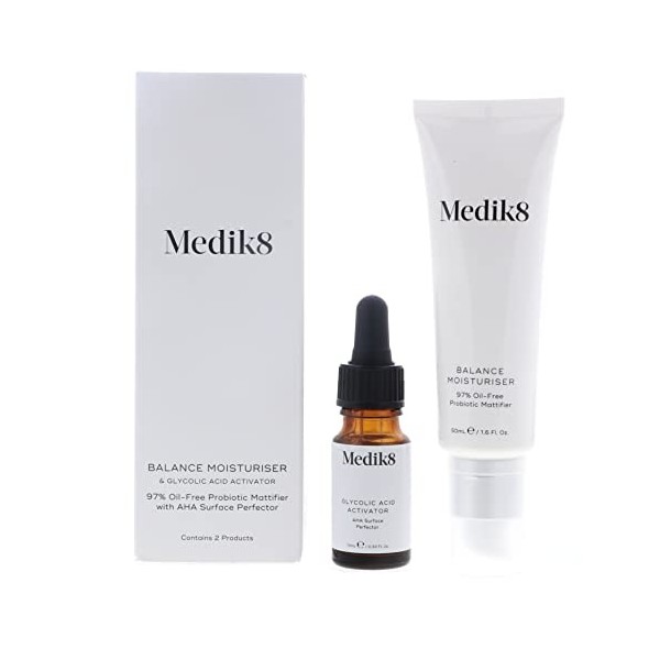 Medik8 Balance Moisturiser with Glycolic Acid Activator